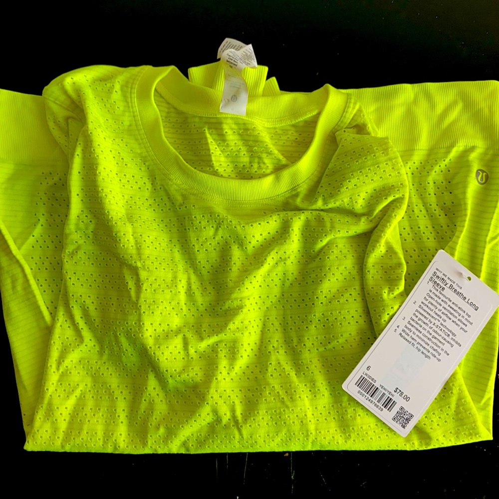 Lululemon Swiftly Breath Long Sleeve - Size 6 NWT